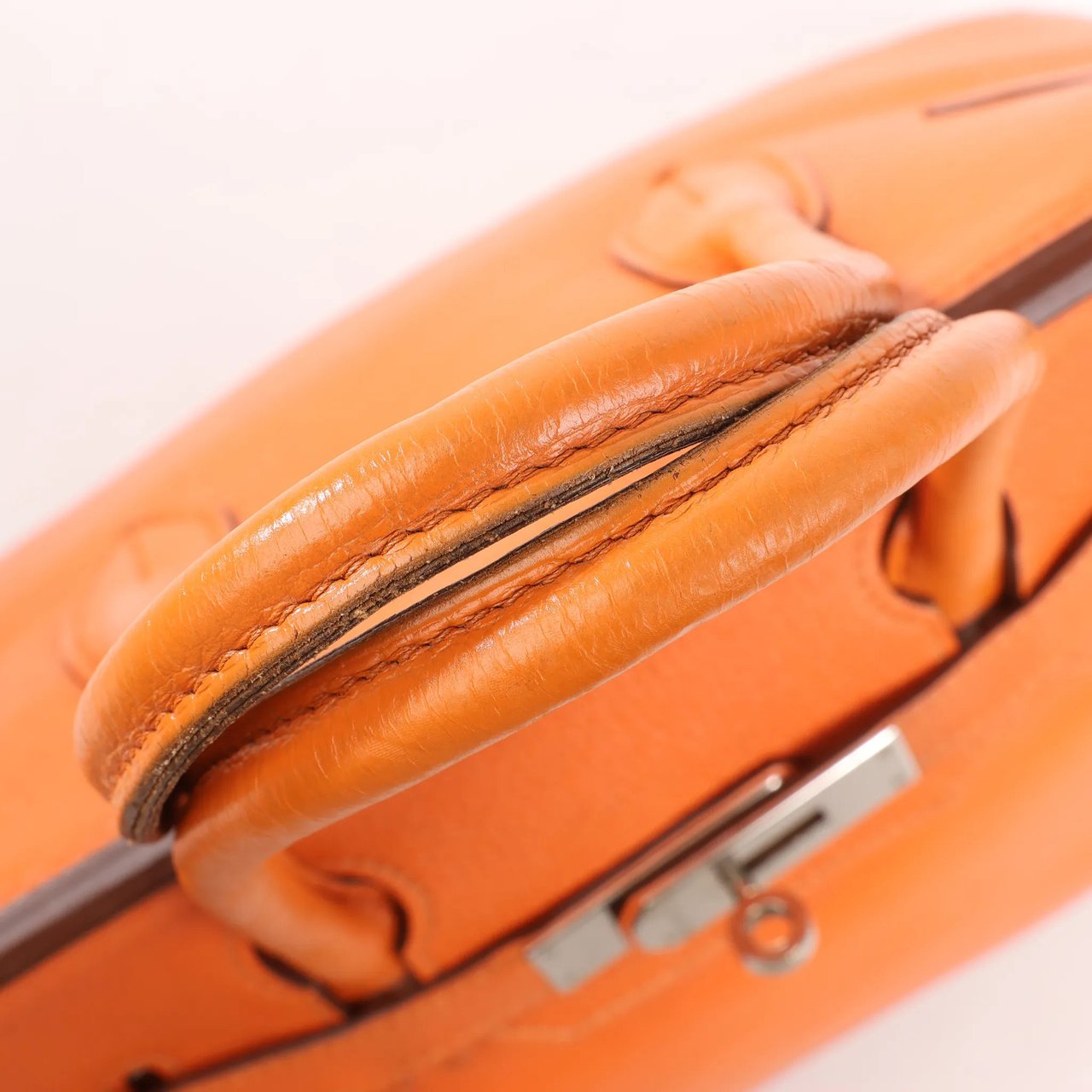Hermès HERMES Birkin 30  Le Tournay Togo Handbag in Orange □N:2010 Oranje