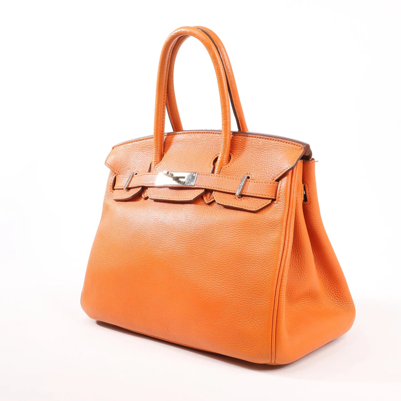 Hermès HERMES Birkin 30  Le Tournay Togo Handbag in Orange □N:2010 Oranje