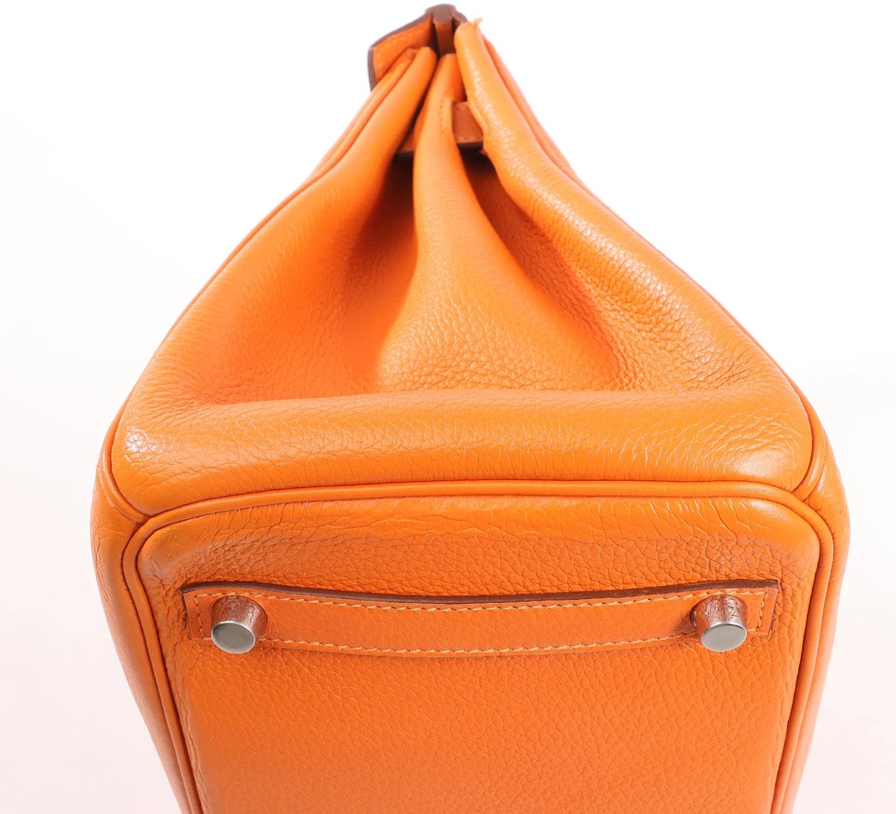Hermès HERMES Birkin 30  Le Tournay Togo Handbag in Orange □N:2010 Oranje