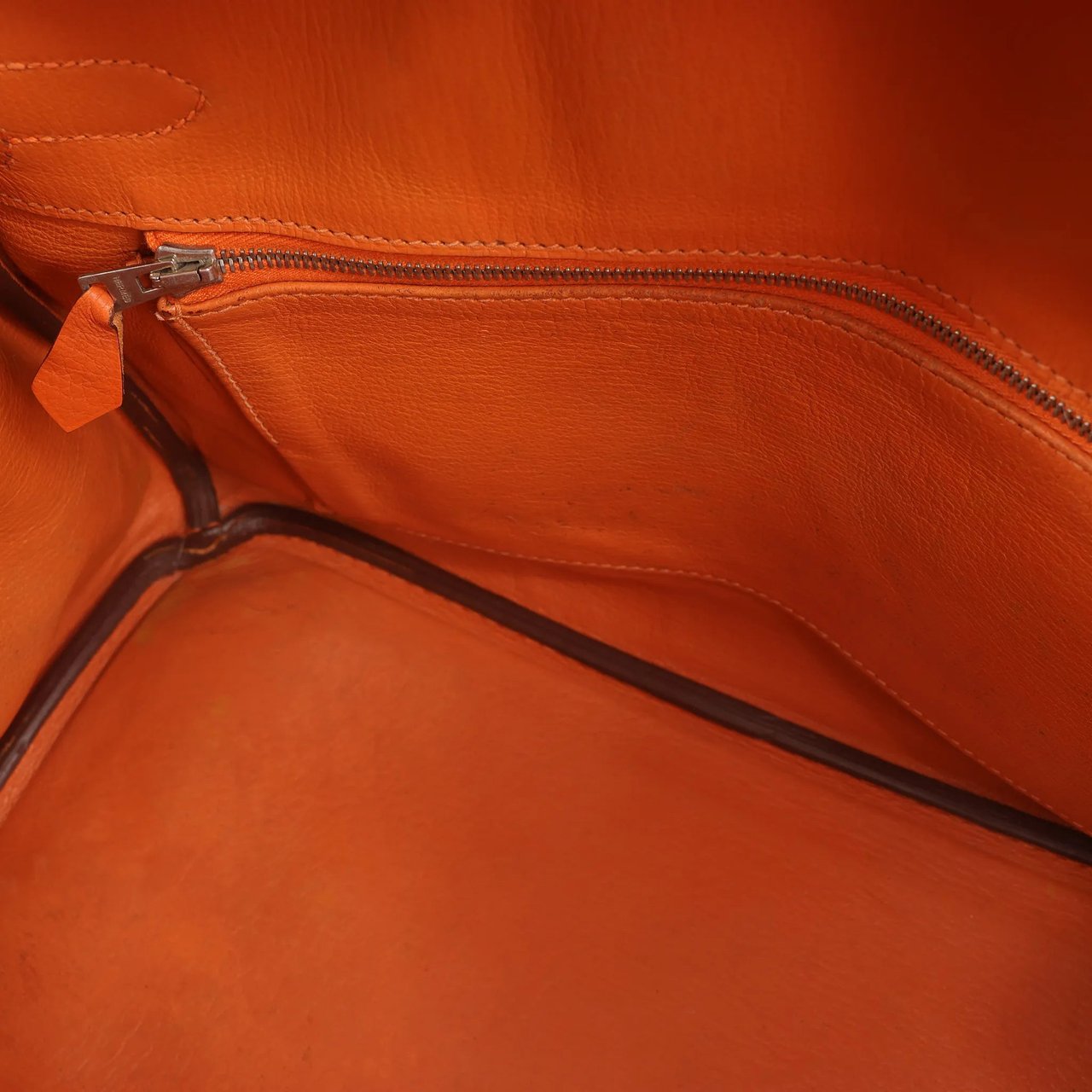Hermès HERMES Birkin 30  Le Tournay Togo Handbag in Orange □N:2010 Oranje