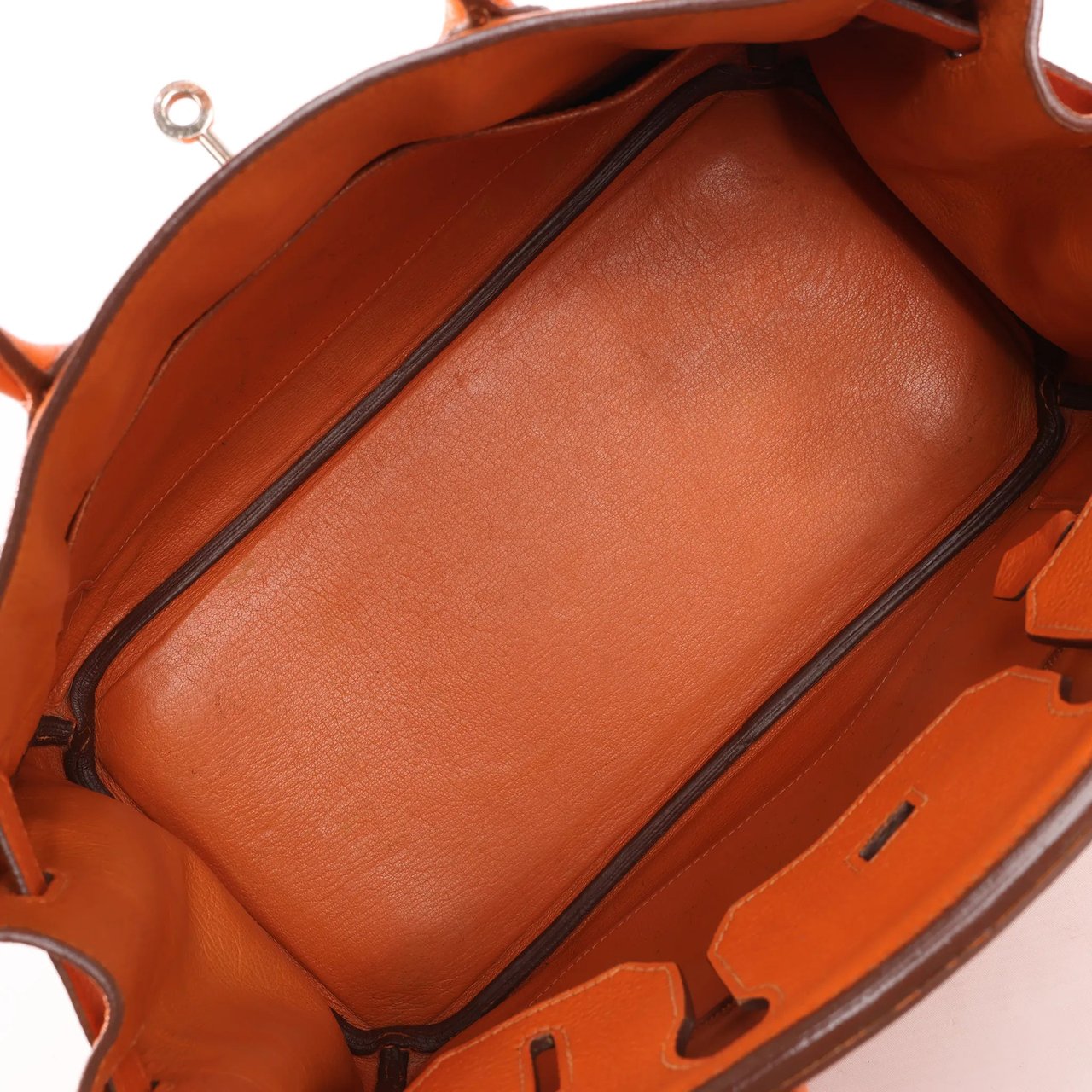 Hermès HERMES Birkin 30  Le Tournay Togo Handbag in Orange □N:2010 Oranje