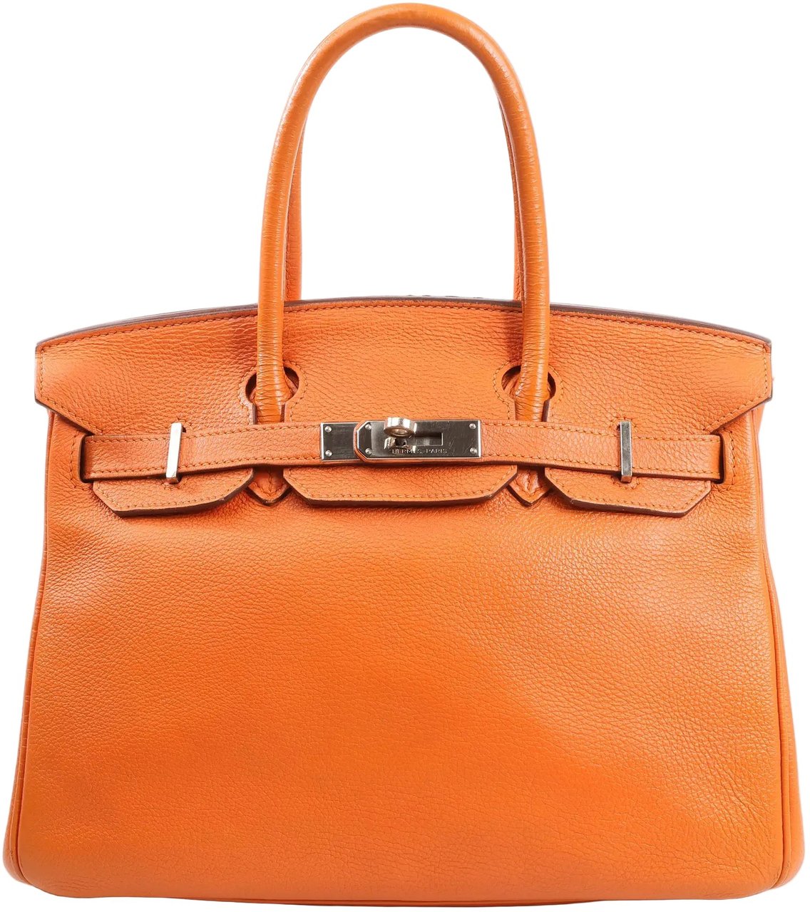 Hermès HERMES Birkin 30  Le Tournay Togo Handbag in Orange □N:2010 Oranje