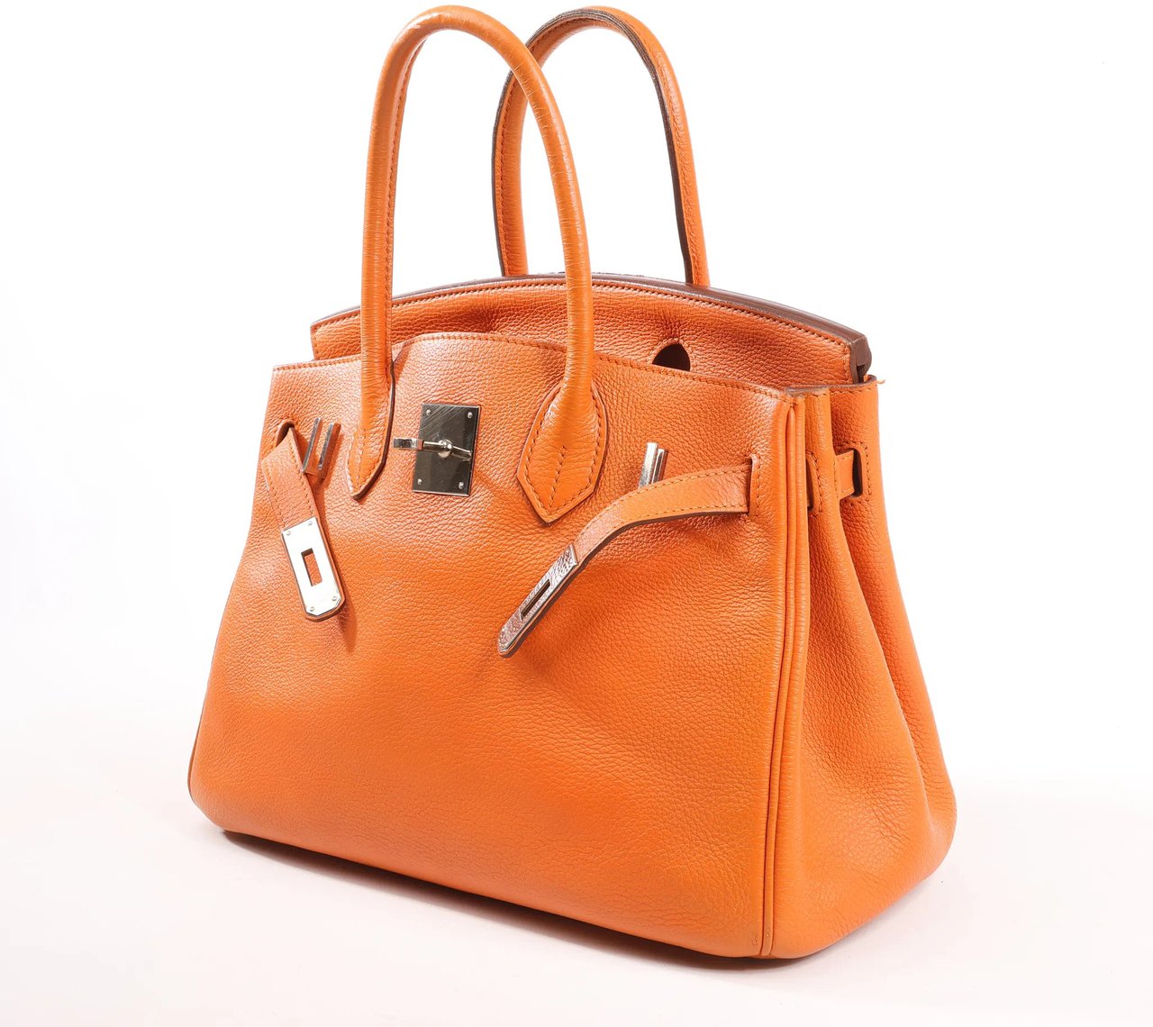 Hermès HERMES Birkin 30  Le Tournay Togo Handbag in Orange □N:2010 Oranje