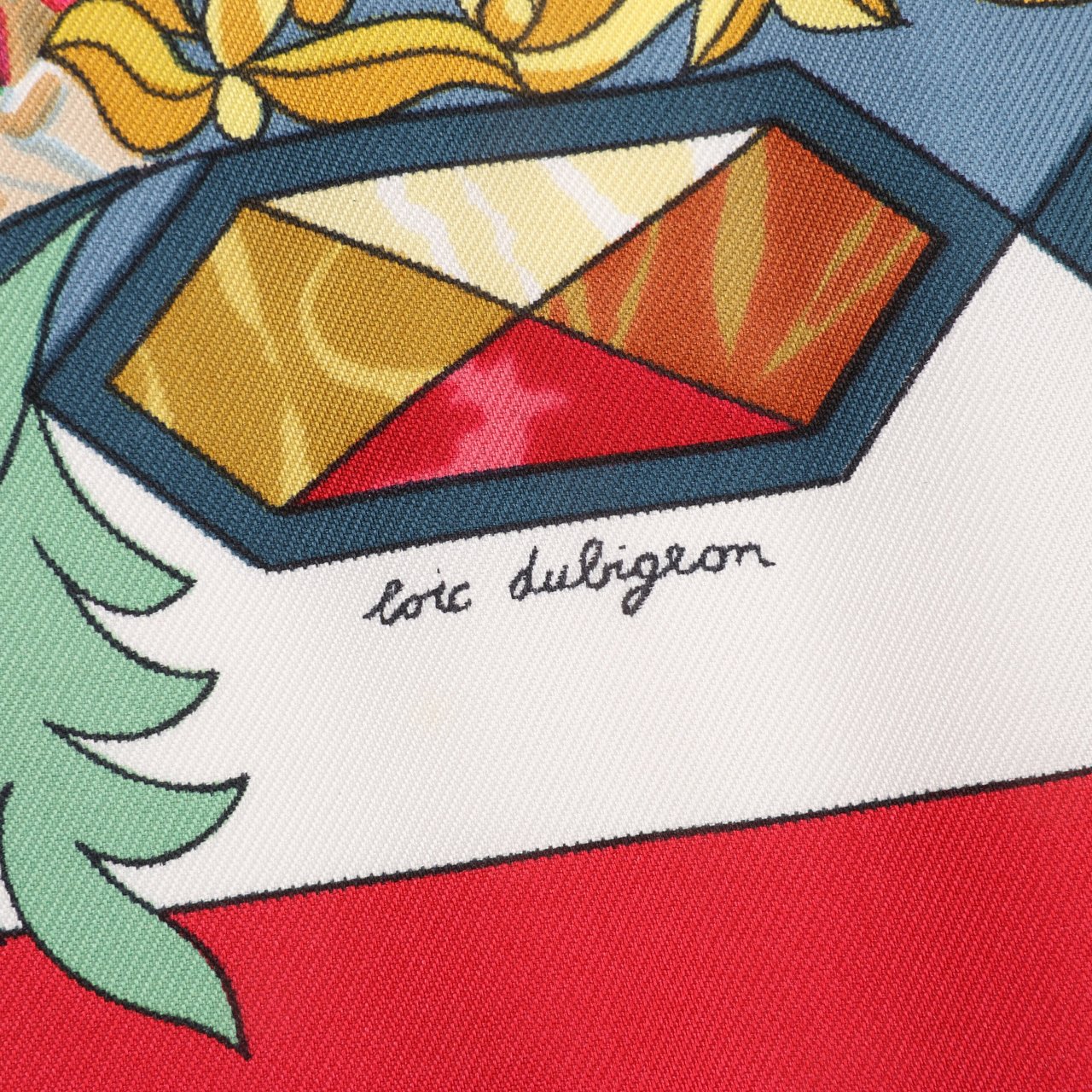 Hermès Hermès Carré 90 "L’ENTENTE CORDIALE" Silk handkerchief in Red Rood