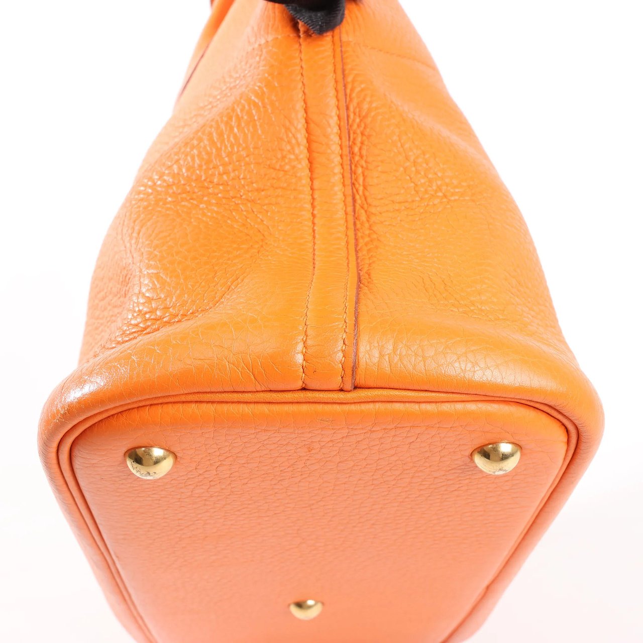 Hermès HERMES Bolide 35 Taurillon Clemence Handbag in Orange □G:2003 Oranje