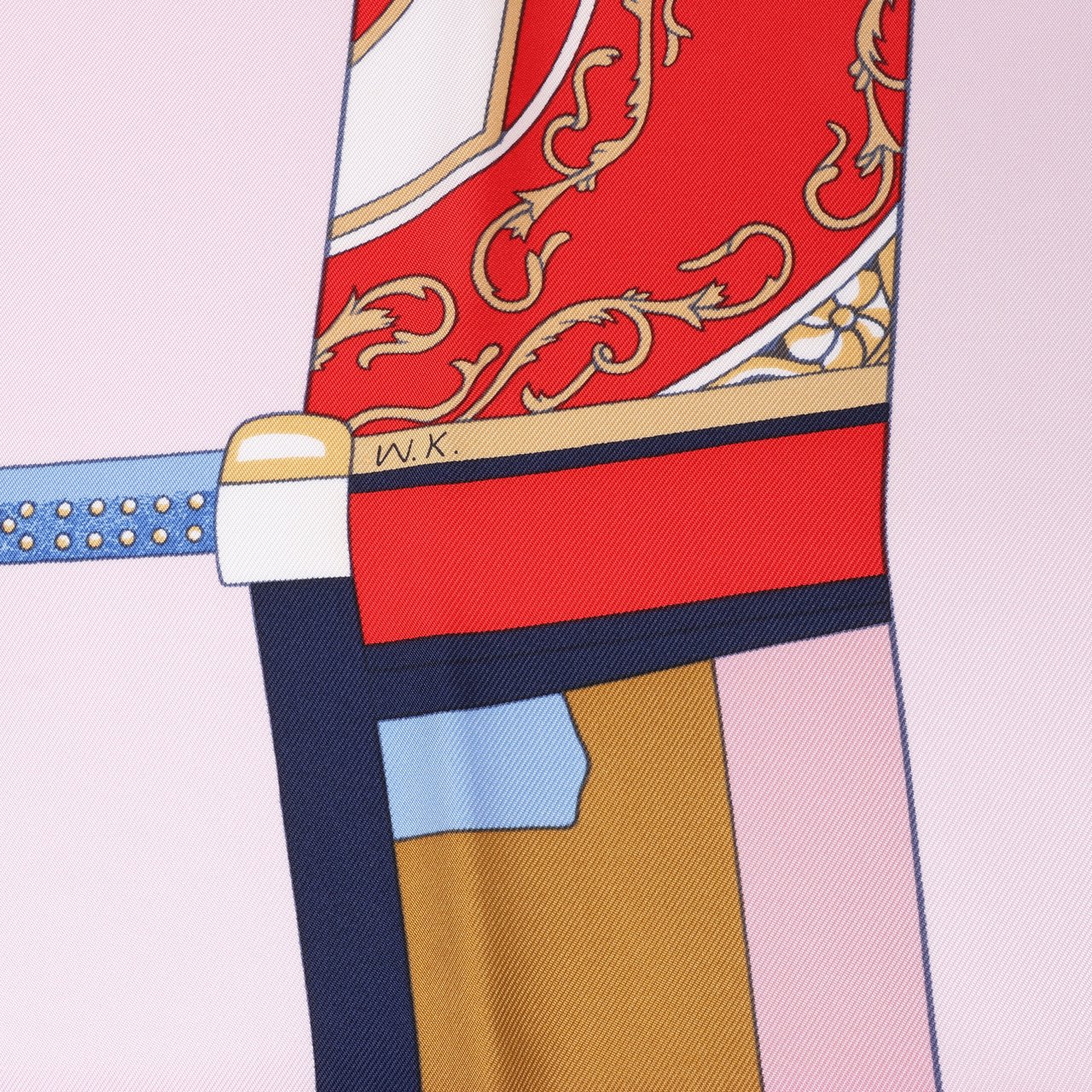 Hermès Hermès Carré 90 "LA BERLINE BAYADERE" Silk handkerchief in Pink Roze