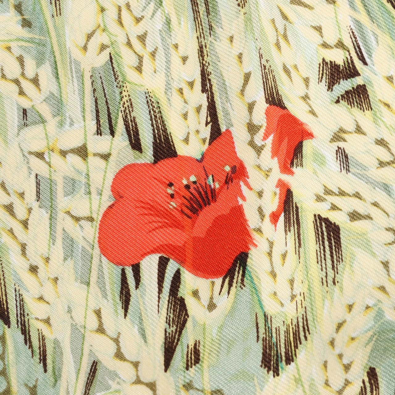 Hermès Hermès Carré 90 "Lapins Dans un Champ de blé" Silk handkerchief in Green Groen