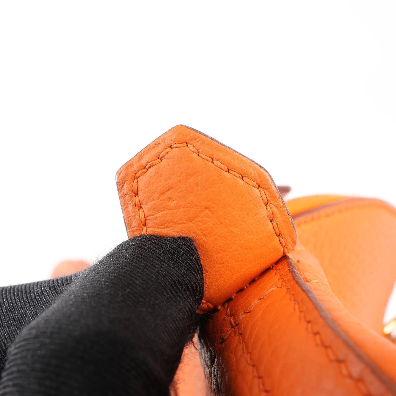 Hermès HERMES Bolide 31 Taurillon Clemence 2Way Handbag in Orange □H: 2004 Oranje