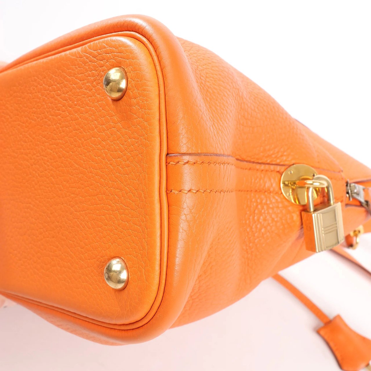 Hermès HERMES Bolide 31 Taurillon Clemence 2Way Handbag in Orange □H: 2004 Oranje