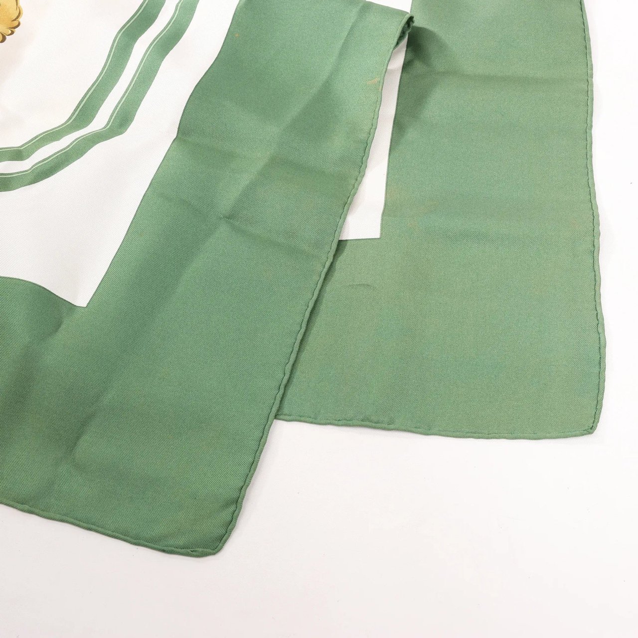 Hermès Hermès Carré 90 "BRIDES de GALA" Silk handkerchief in Green Divers