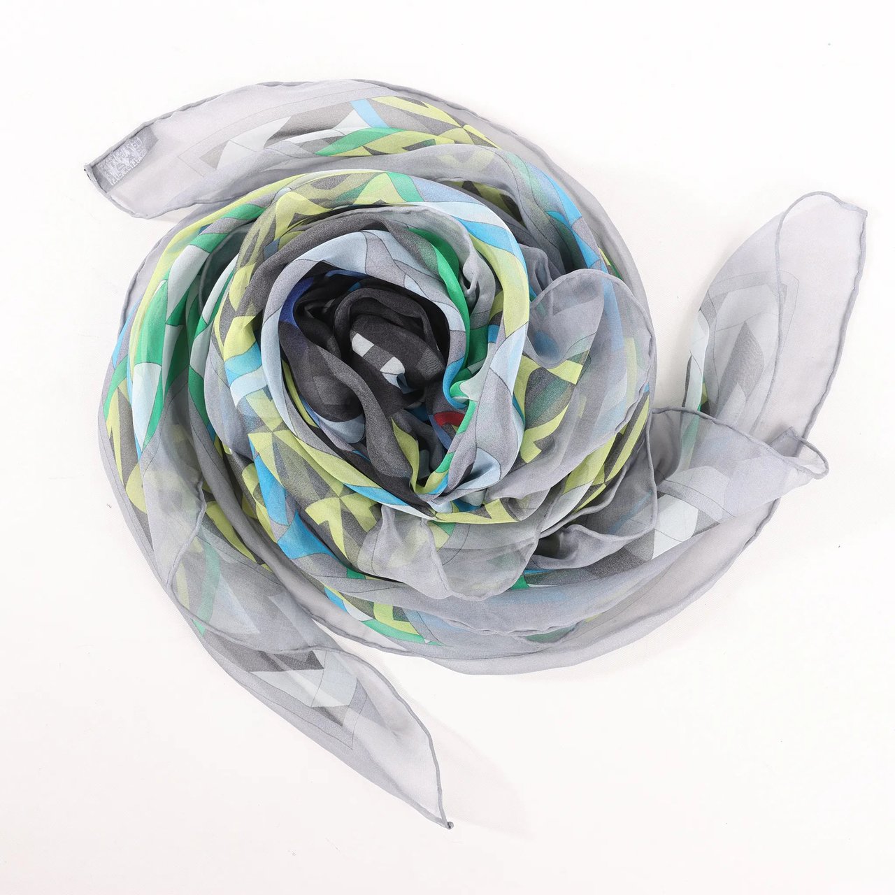 Hermès Hermès Carré 140 "CHEVAUX DE KARNAK" Silk handkerchief in Gray Grijs