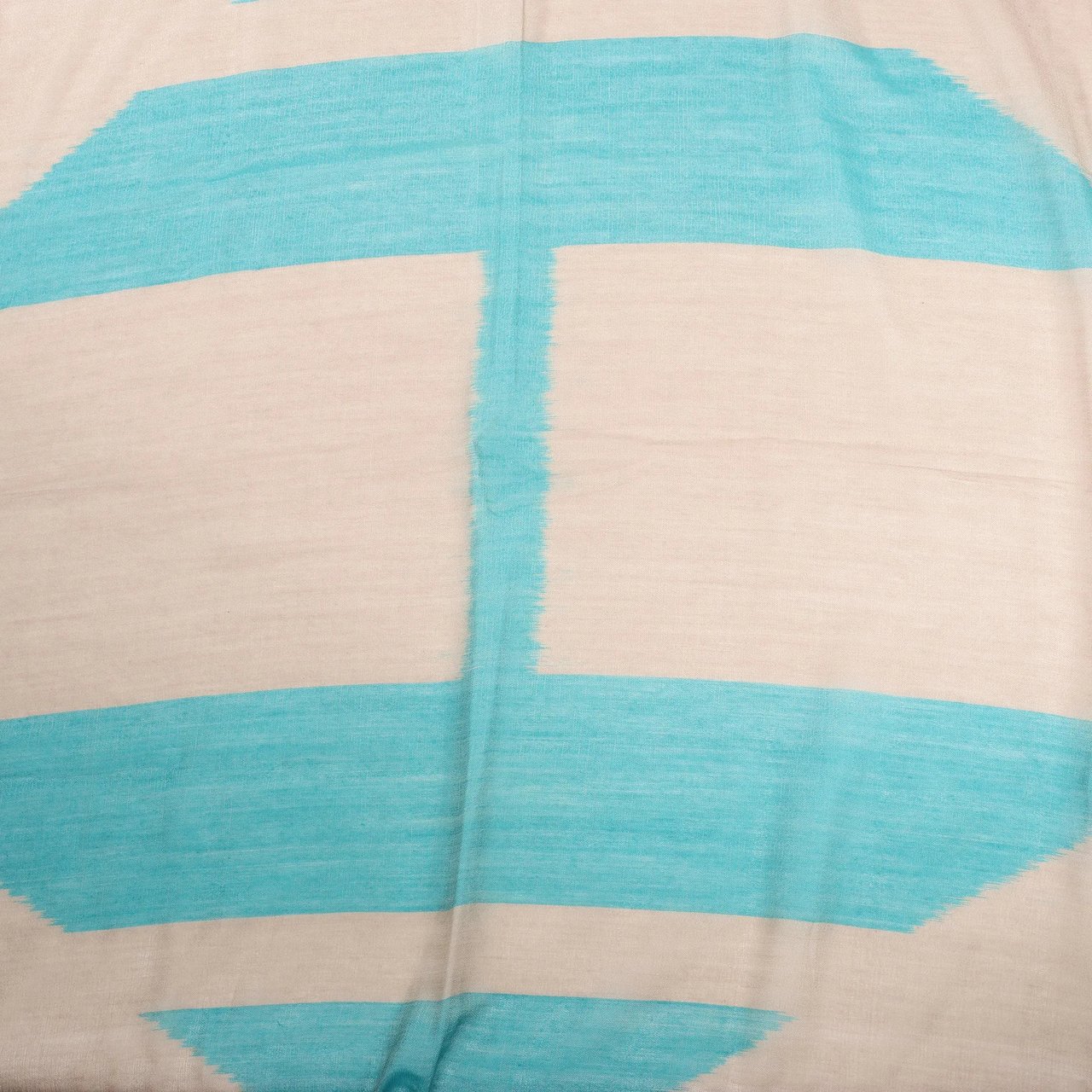 Hermès Hermès Carré Géant "Calégé amplume HIKAT" Cashmere & Silk handkerchief in Beige x Green Beige