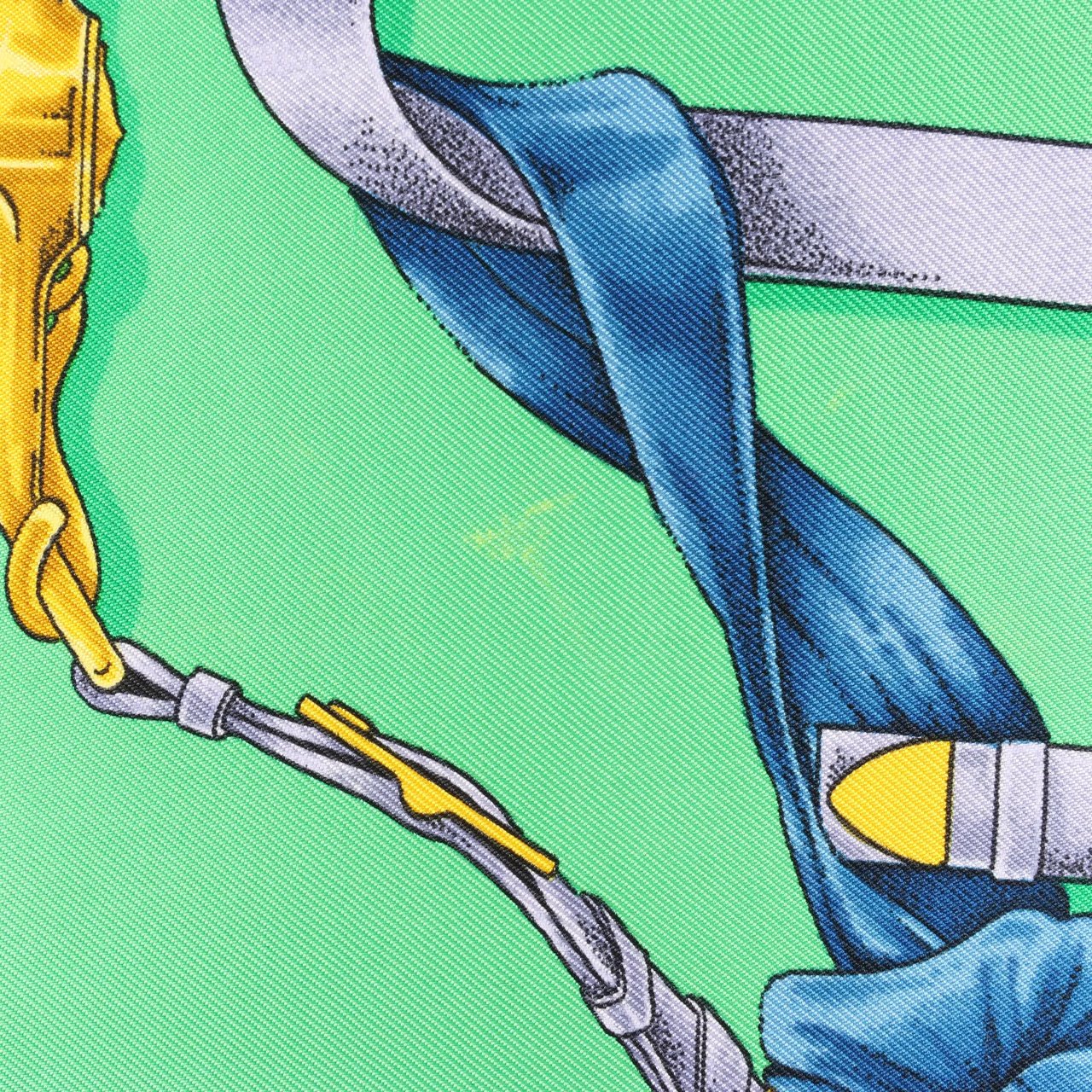 Hermès Hermès Carré 90 "GRAND MANEGE" Silk handkerchief in Pink x Green Roze