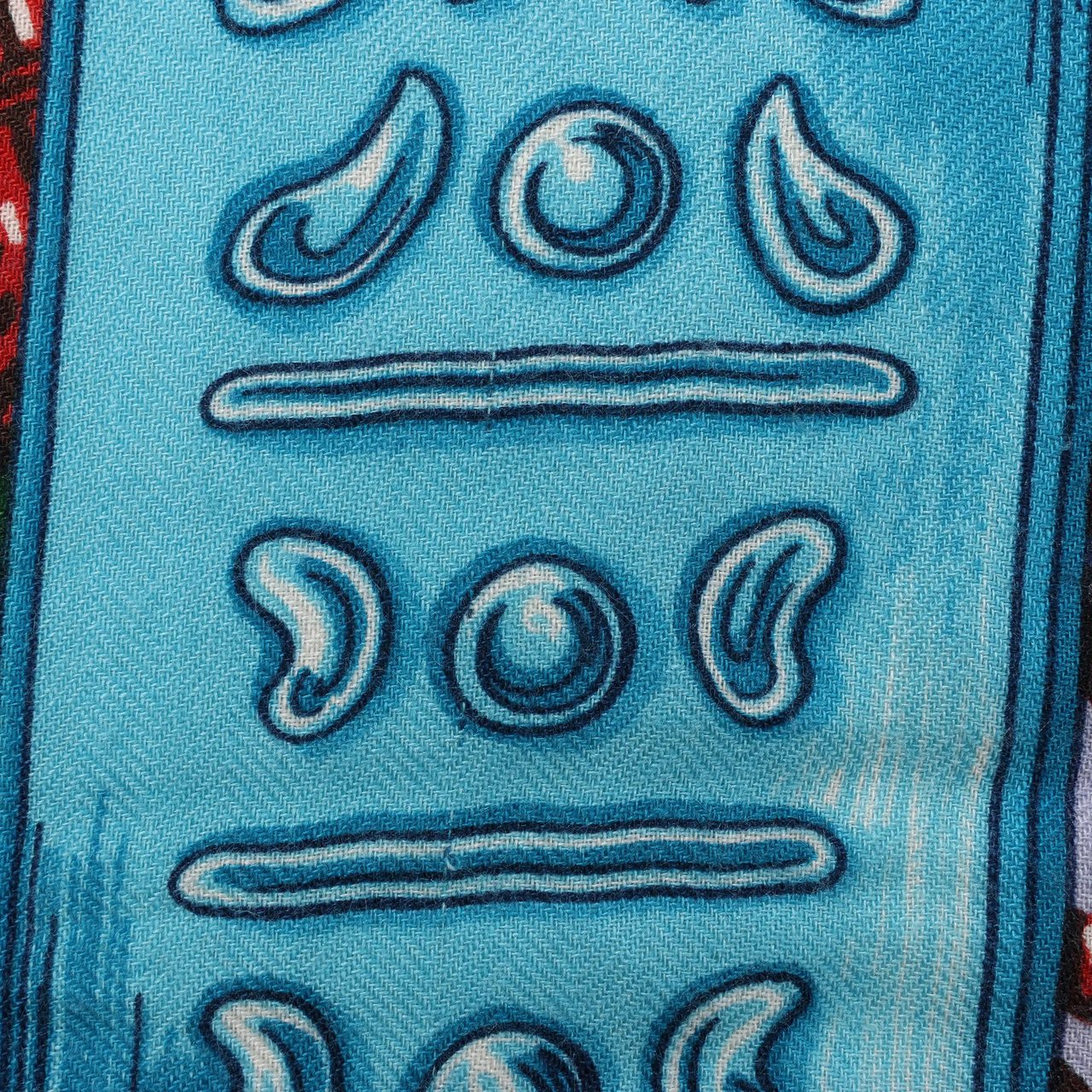 Hermès Hermès Carré Géant "ETRIERS" Cashmere & Silk Scarf in Navy Blue Blauw