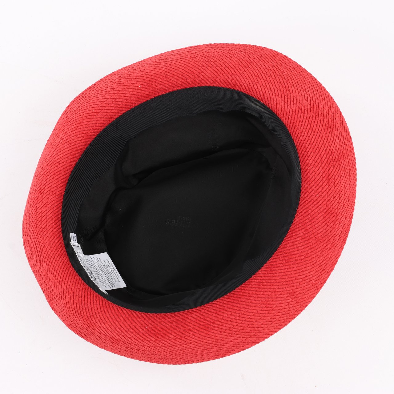 Hermès Hermes Corduroy Fedora Hat in Red Rood