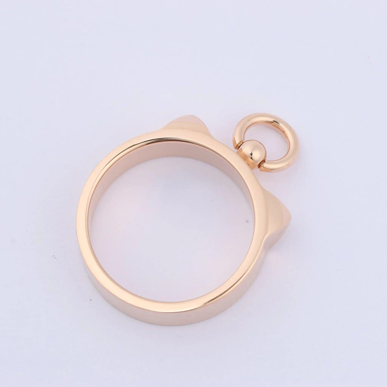 Hermès Hermes Collier de Chien Ring 750(PG) 6.5g 50 21AK270306 Goud