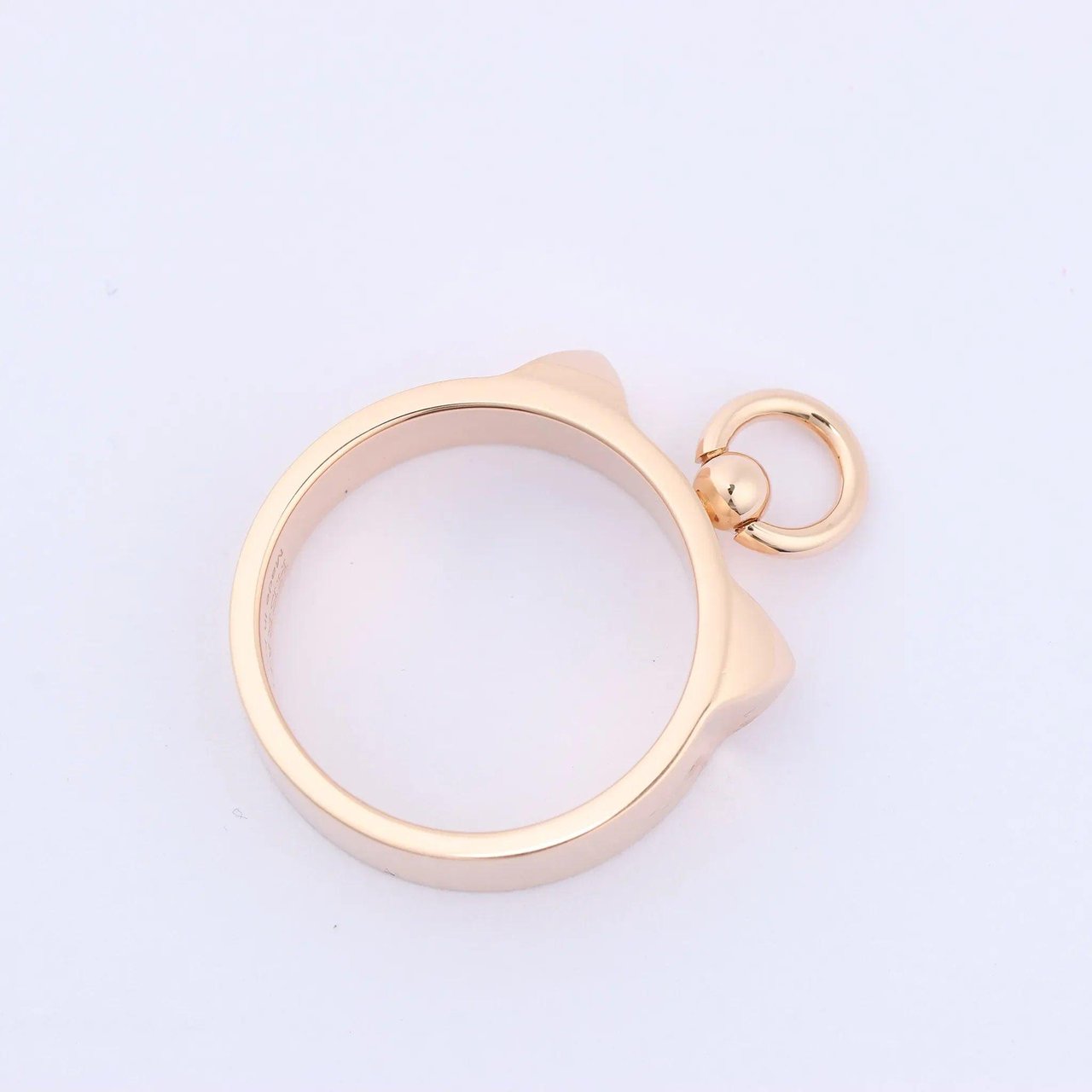 Hermès Hermes Collier de Chien Ring 750(PG) 6.5g 50 21AK270306 Goud