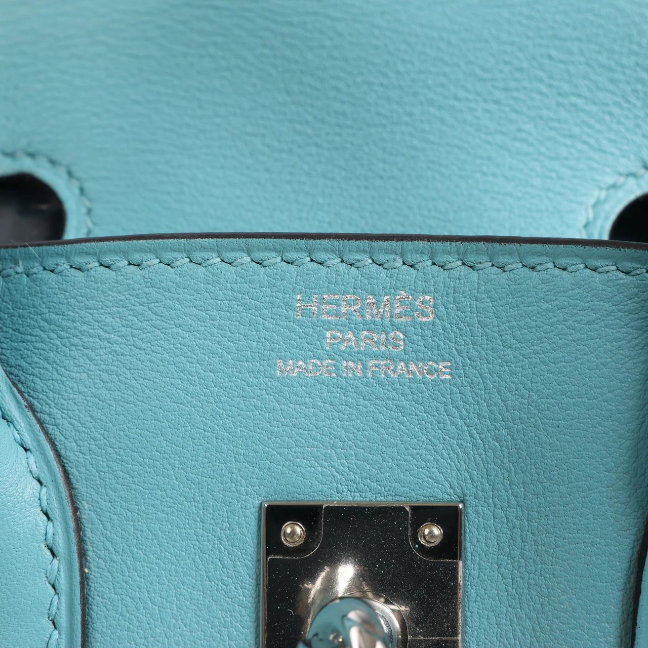 Hermès HERMES Birkin 25 Le Tournay Veau Swift Blue Saint-Cyr Handbag X: 2016 Blauw