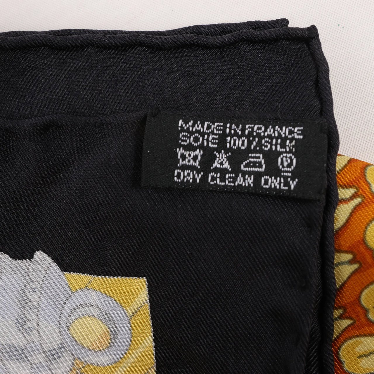 Hermès Hermès Carré 90 "Ceintures et Liens Belts and Strings" Silk handkerchief in Navy Blue Blauw