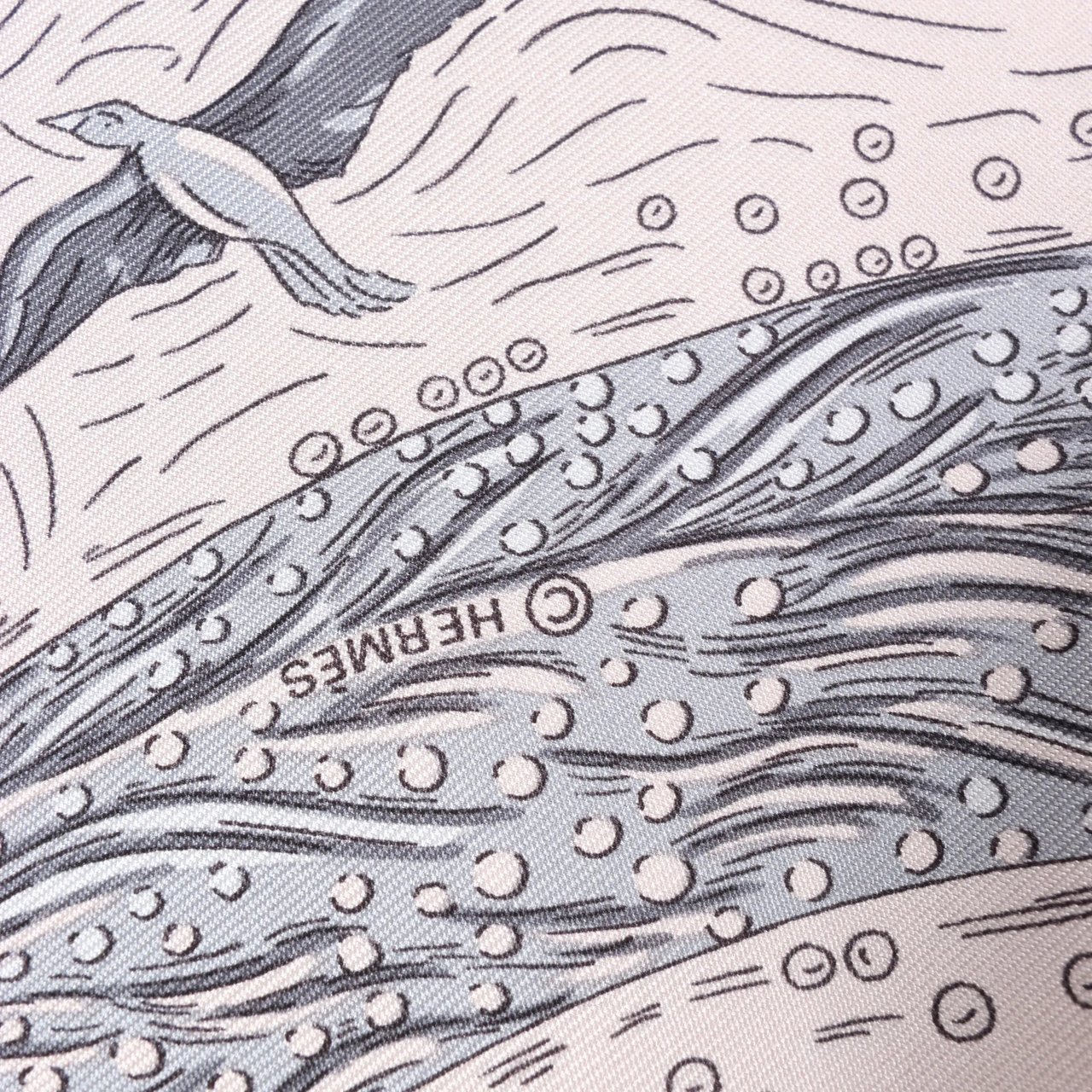 Hermès Hermès Carré 90 "LES RIVIERES DE BABEL" Silk handkerchief in Orange Divers