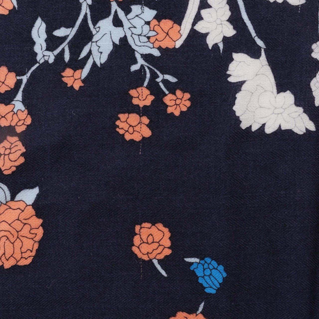 Hermès Hermès Carré Géant "Robe Legere" Cashmere x Silk handkerchief in Navy Blue Divers
