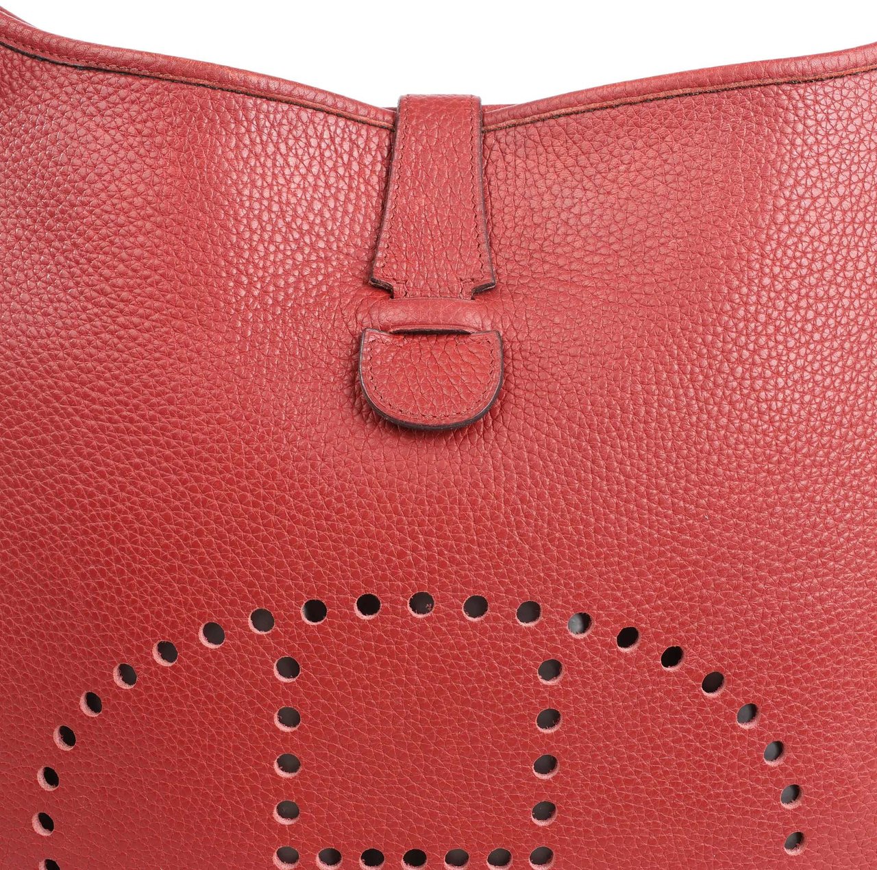 Hermès Hermes Evelyn 2 33 GM Taurillon Clemence in Rouge □H: 2004 Rood