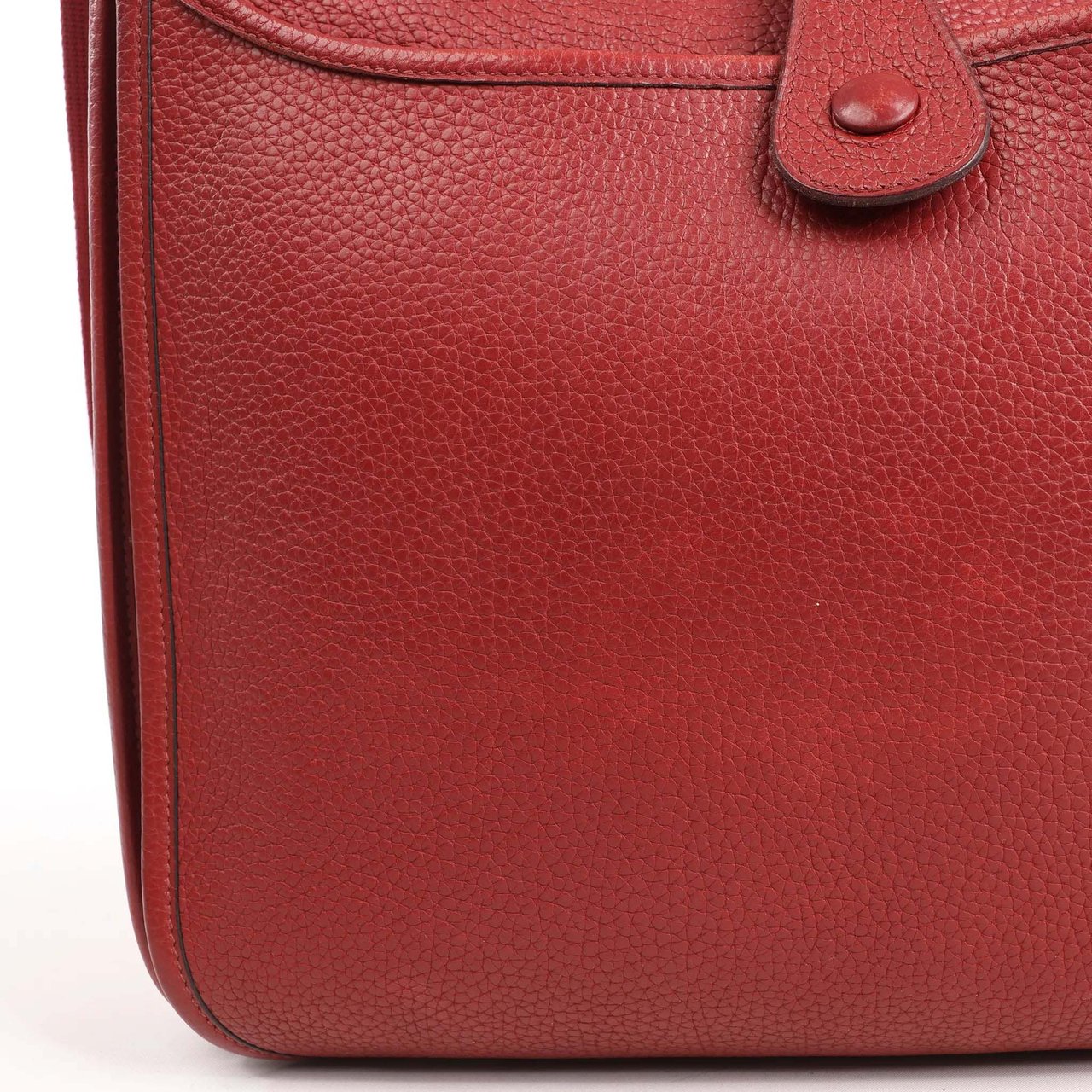 Hermès Hermes Evelyn 2 33 GM Taurillon Clemence in Rouge □H: 2004 Rood