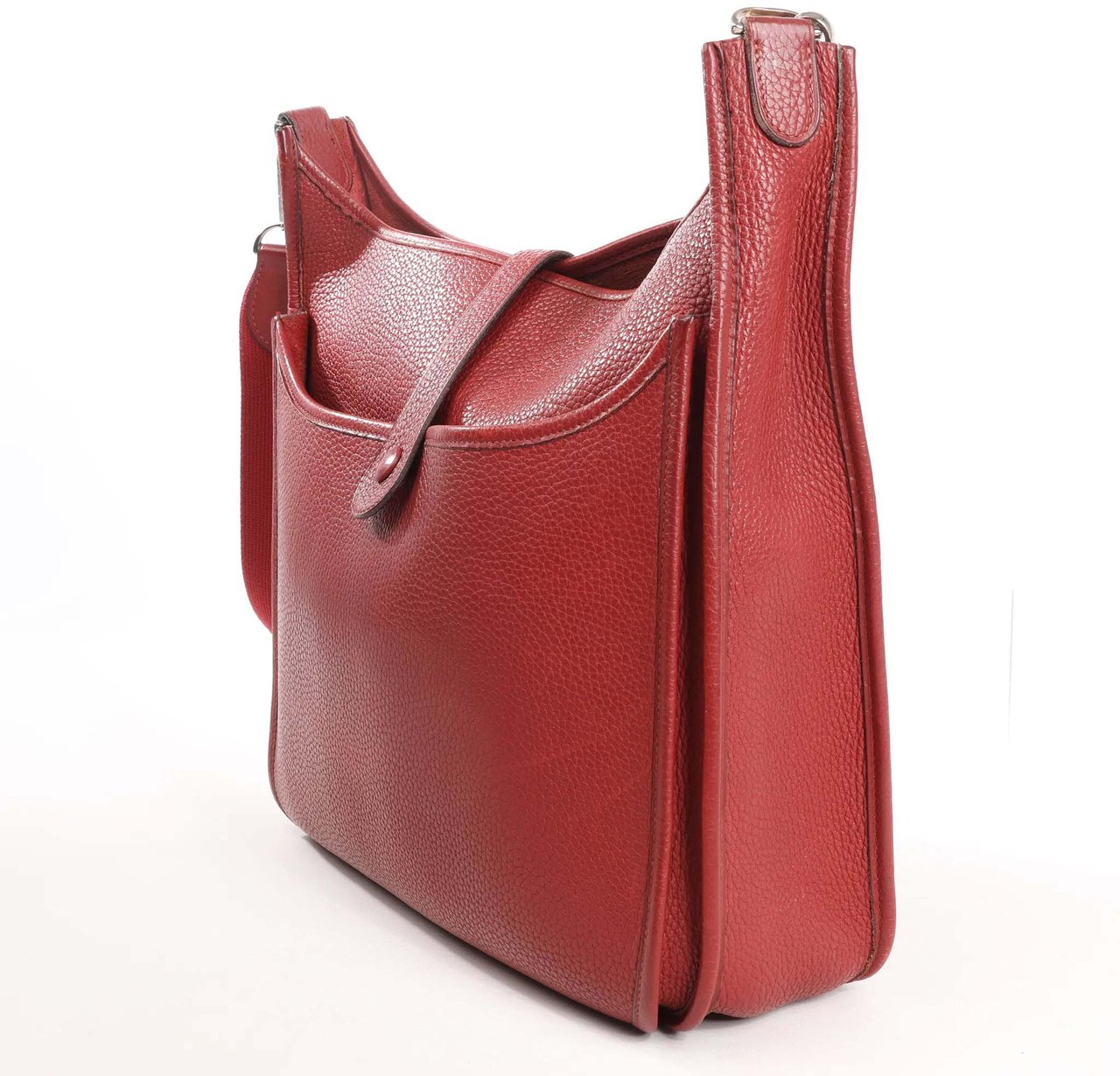 Hermès Hermes Evelyn 2 33 GM Taurillon Clemence in Rouge □H: 2004 Rood