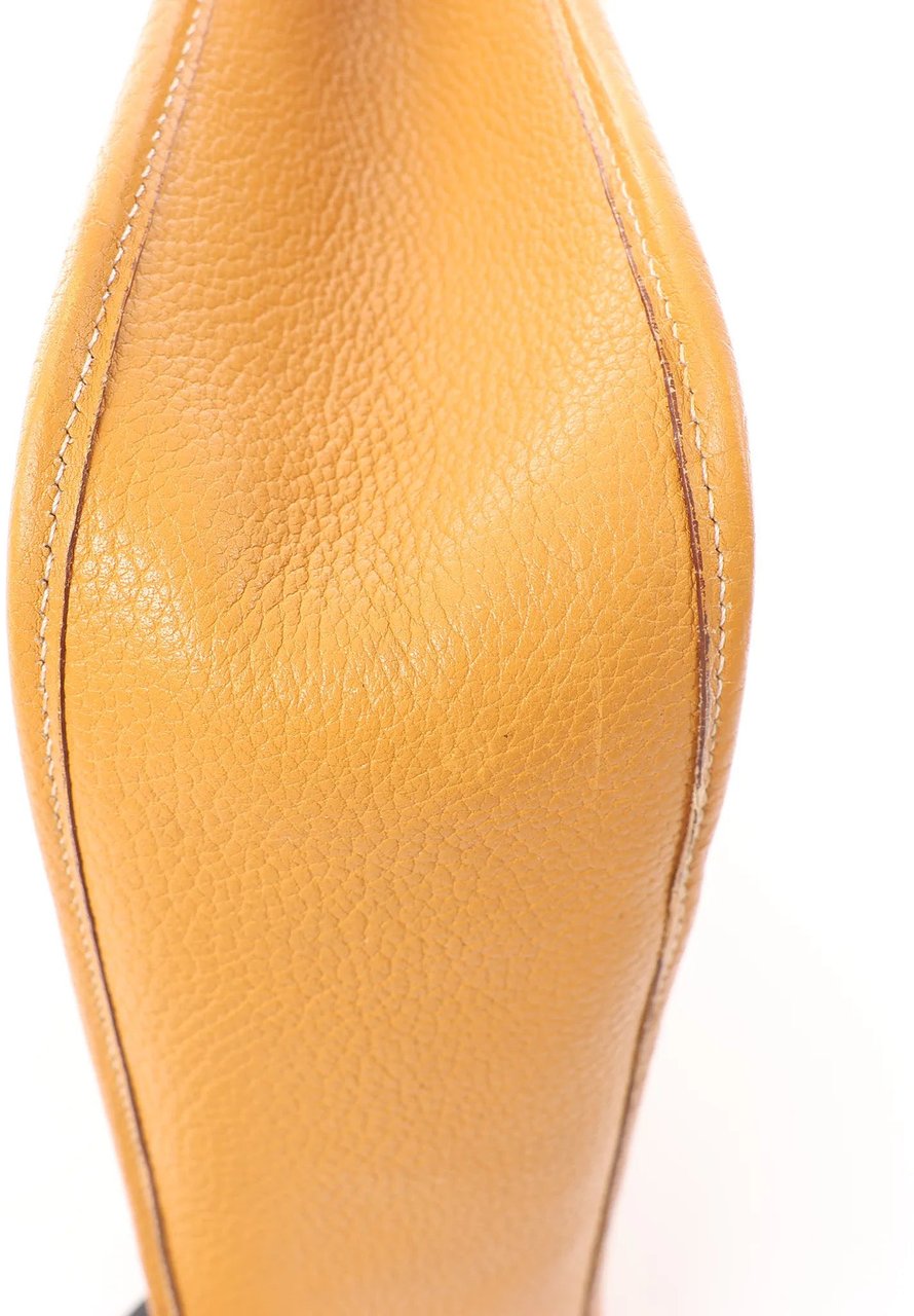 Hermès Hermes Evelyn GM Taurillon Clemence Shoulder Bag in Camel Brown Bruin