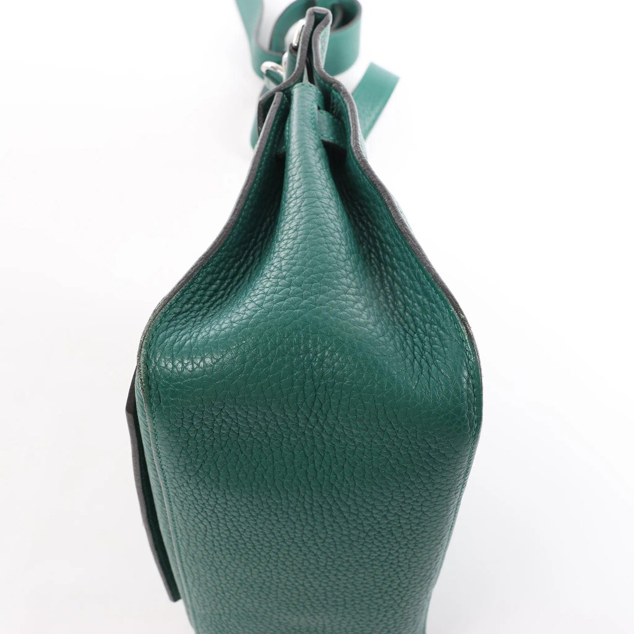 Hermès Hermes Jypsiere 28 Taurillon Clémence Crossbody Bag in Green □Q 2013 Divers