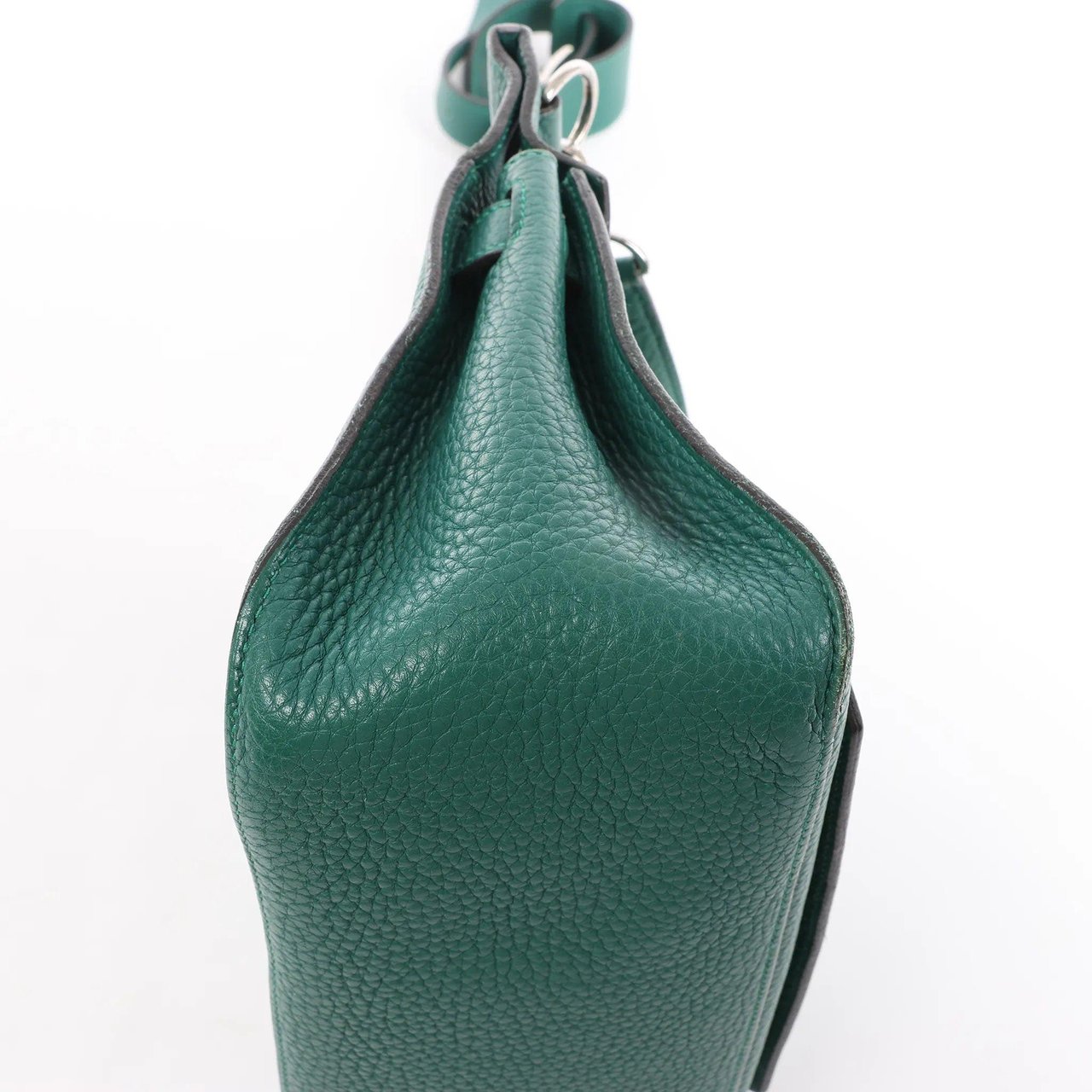 Hermès Hermes Jypsiere 28 Taurillon Clémence Crossbody Bag in Green □Q 2013 Divers