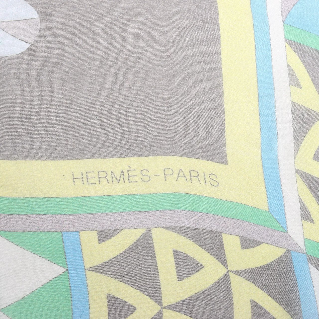 Hermès Hermès Carré 140 "CHEVAUX DE KARNAK" Silk handkerchief in Gray Divers