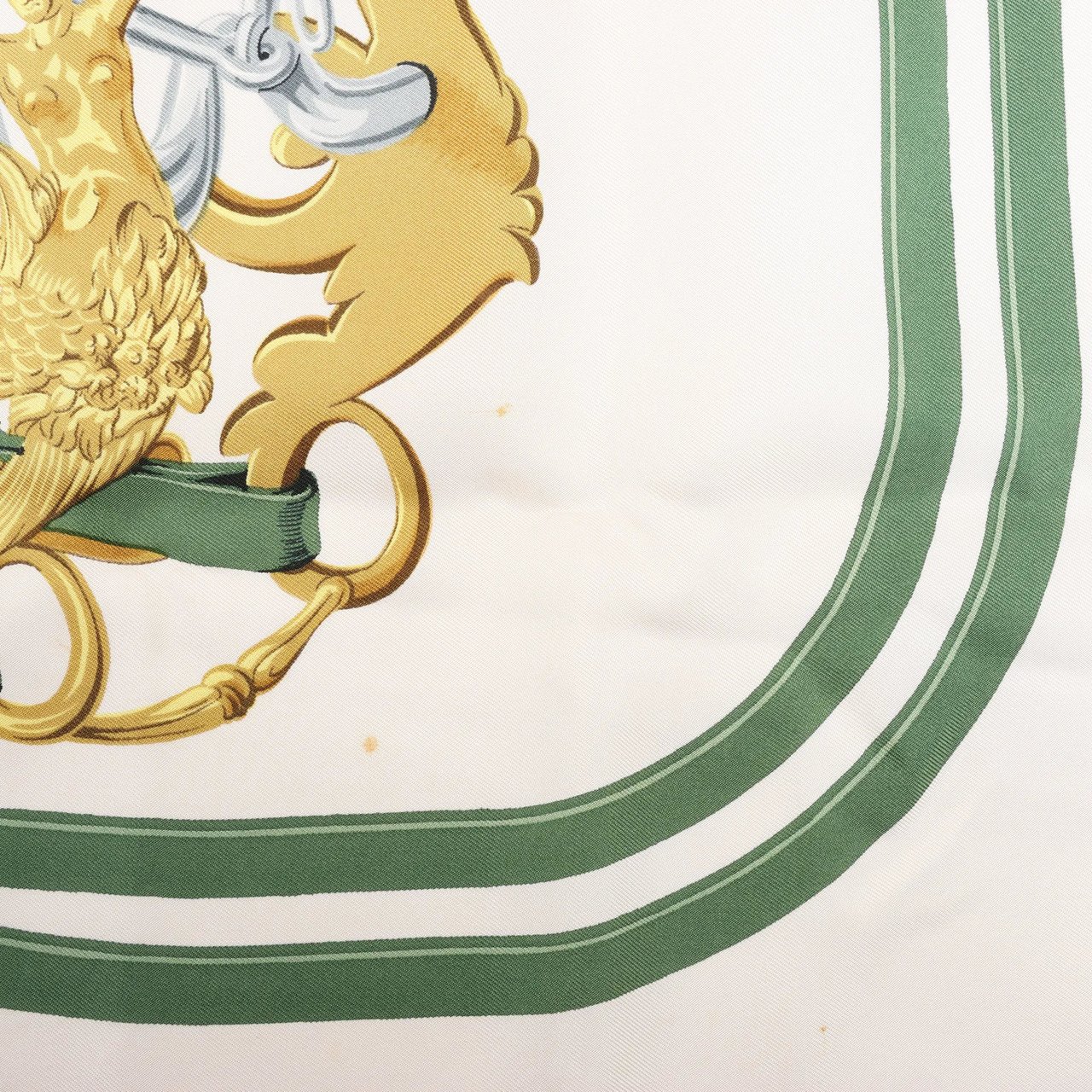 Hermès Hermès Carré 90 "BRIDES de GALA" Silk handkerchief in Green Divers