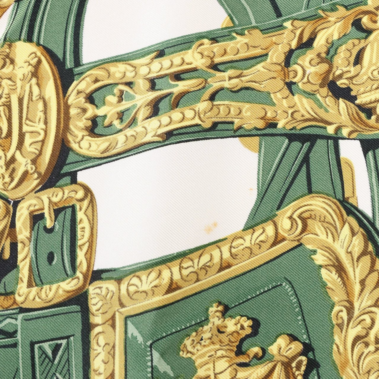 Hermès Hermès Carré 90 "BRIDES de GALA" Silk handkerchief in Green Divers