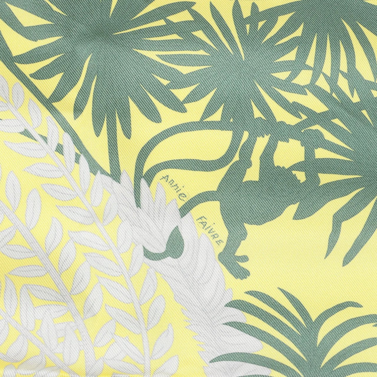 Hermès Hermès Carré Double face 90 "LES JARDIN DES PEINTRES" Silk handkerchief in Multicolor Divers