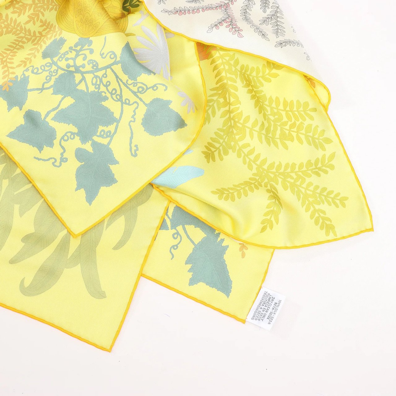 Hermès Hermès Carré Double face 90 "LES JARDIN DES PEINTRES" Silk handkerchief in Multicolor Divers