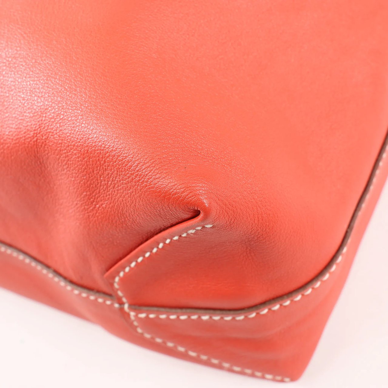 Hermès HERMES Double Sense 28  Veau Swift Shoulder Bag in Sanguine x Rose Jaipur □R: 2014 Rood