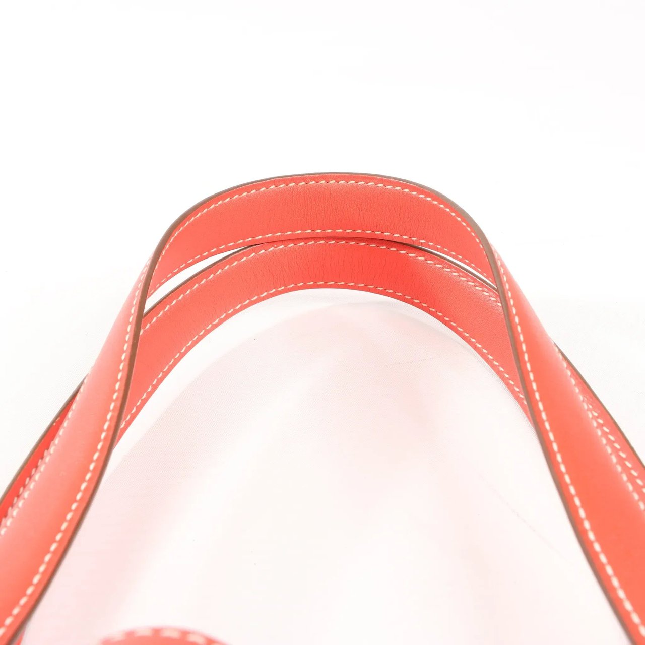 Hermès HERMES Double Sense 28  Veau Swift Shoulder Bag in Sanguine x Rose Jaipur □R: 2014 Rood