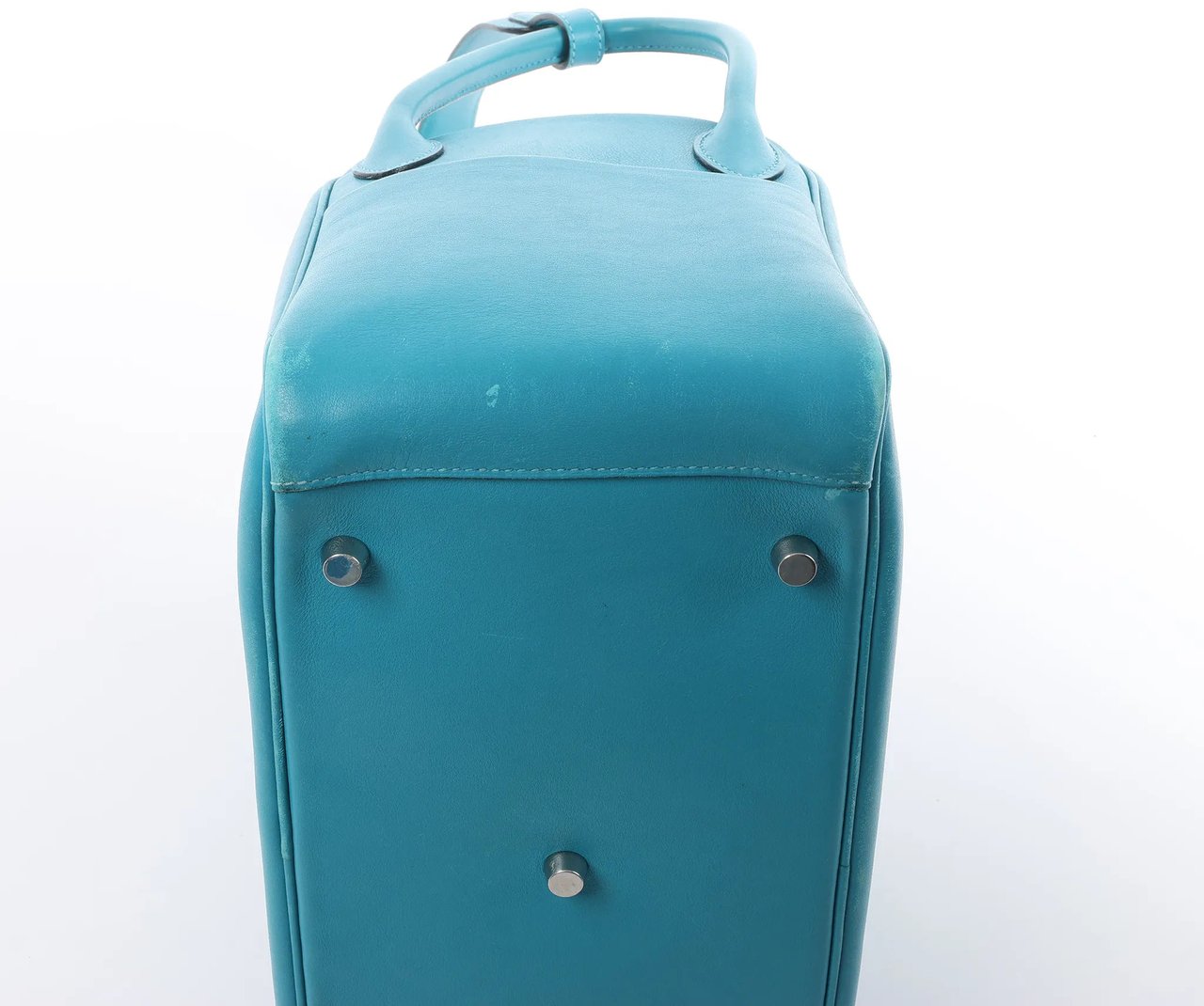 Hermès Hermes Lindy 30 Veau Swift 2Way Handbag in Turquoise □K: 2007 Blauw