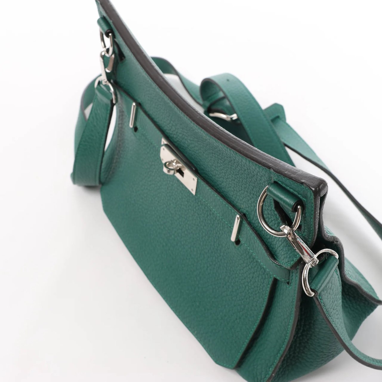 Hermès Hermes Jypsiere 28 Taurillon Clémence Crossbody Bag in Green □Q 2013 Groen