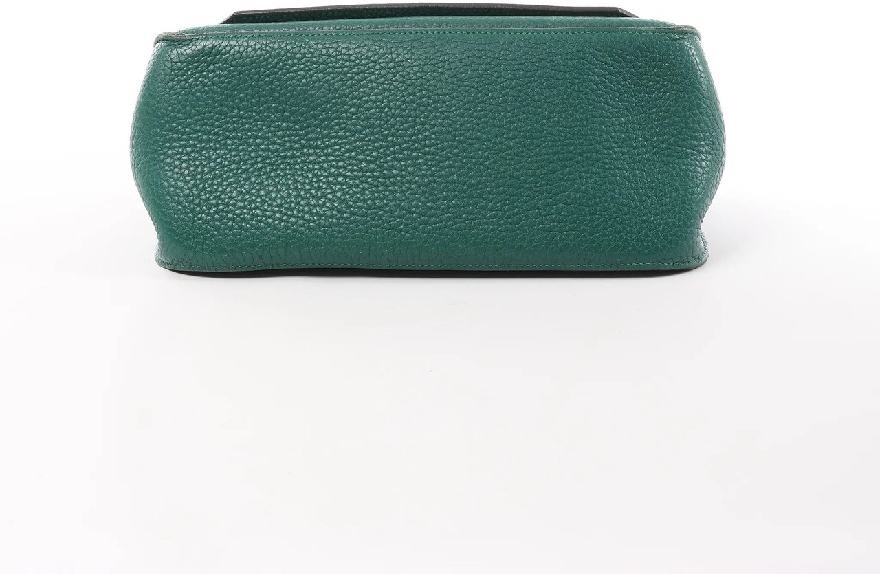 Hermès Hermes Jypsiere 28 Taurillon Clémence Crossbody Bag in Green □Q 2013 Groen