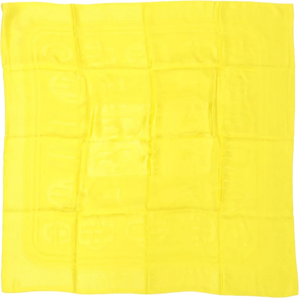 Hermès Carré 90 "BOVCLERIE MODERNE" Silk handkerchief in Yellow Geel
