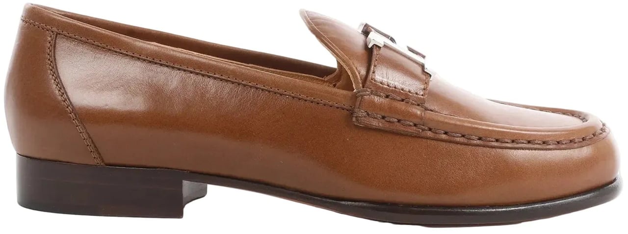 Hermès HERMES Constance Leather Loafer in Brown, Size 36 EU Divers