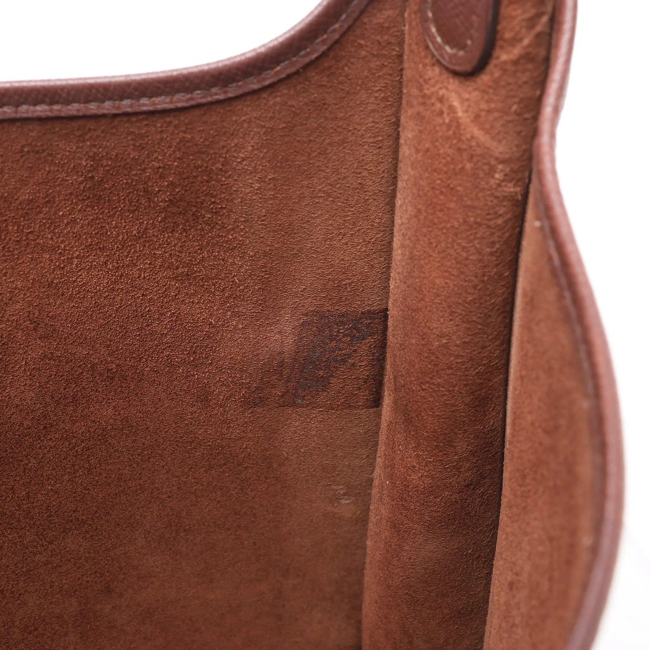 Hermès Hermes Evelyn 1 33 GM Cushbell Leather in Havane □B: 1998 Maroon