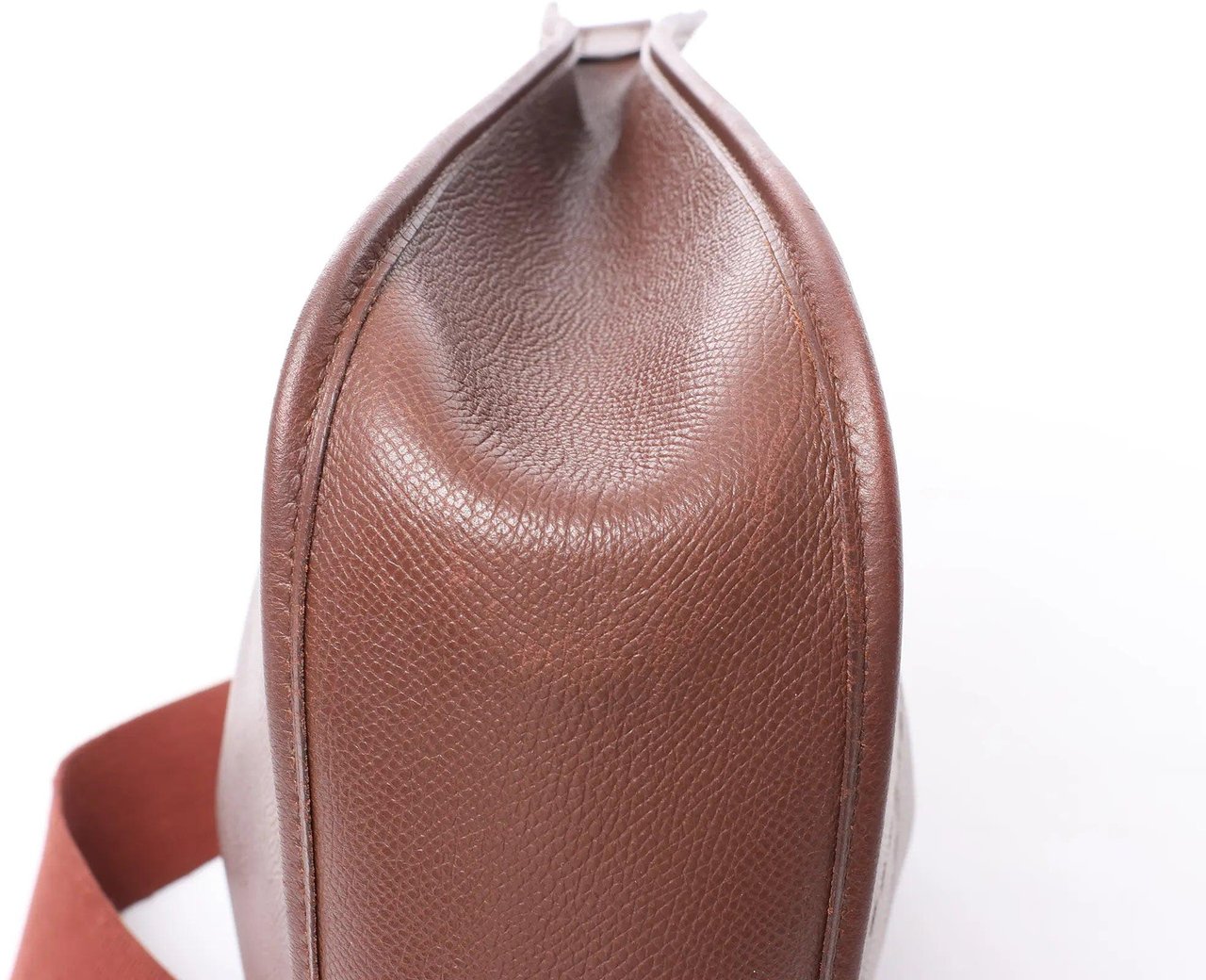 Hermès Hermes Evelyn 1 33 GM Cushbell Leather in Havane □B: 1998 Maroon