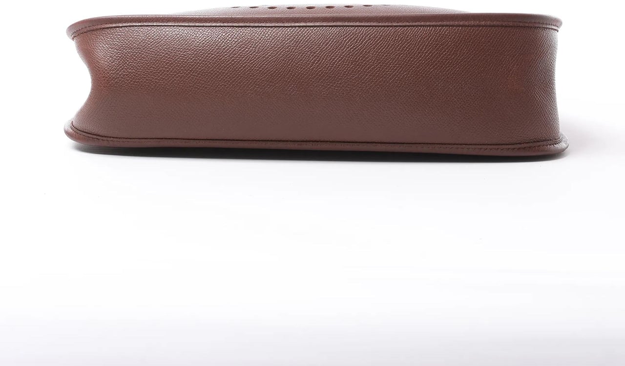 Hermès Hermes Evelyn 1 33 GM Cushbell Leather in Havane □B: 1998 Maroon