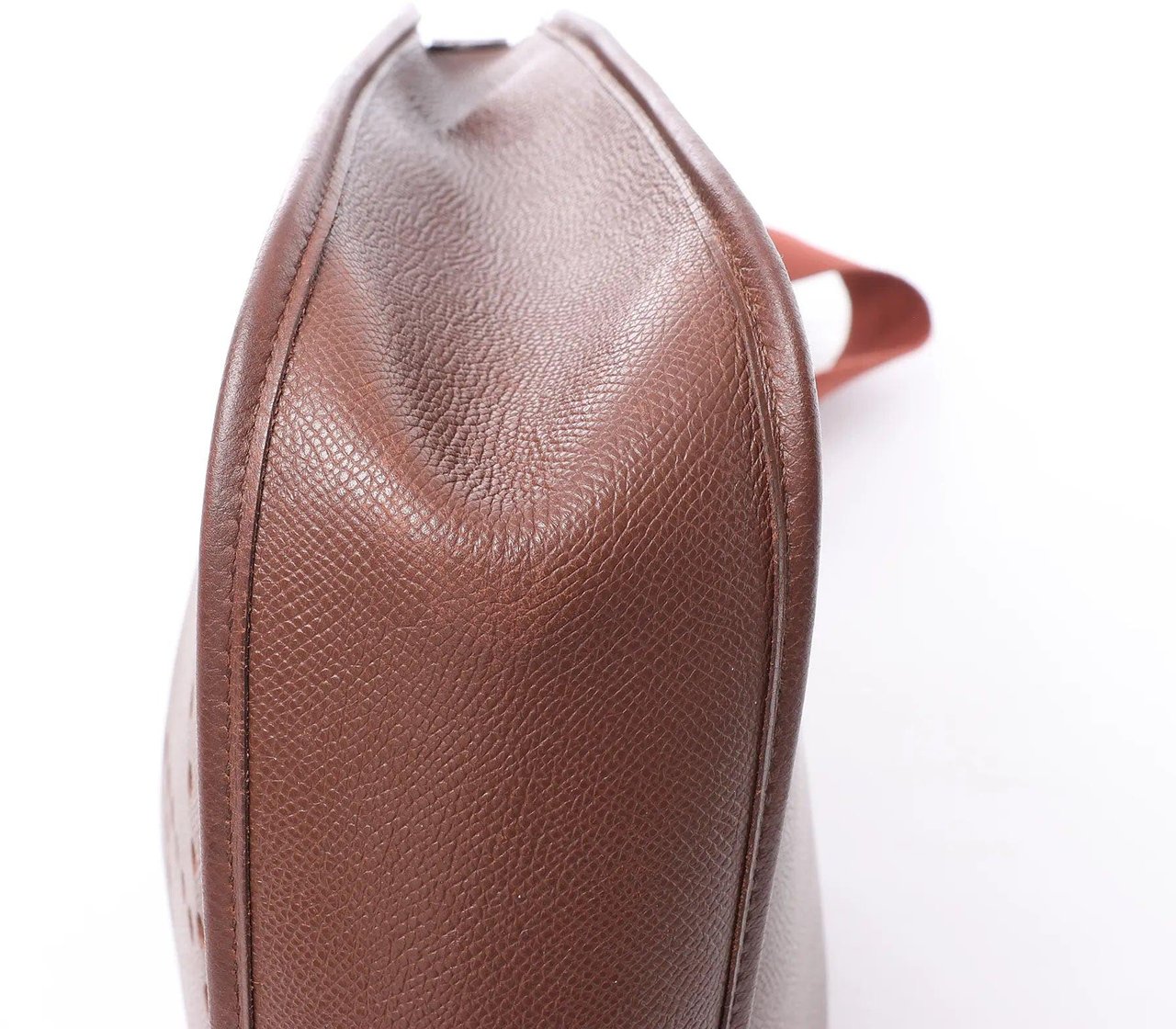 Hermès Hermes Evelyn 1 33 GM Cushbell Leather in Havane □B: 1998 Maroon