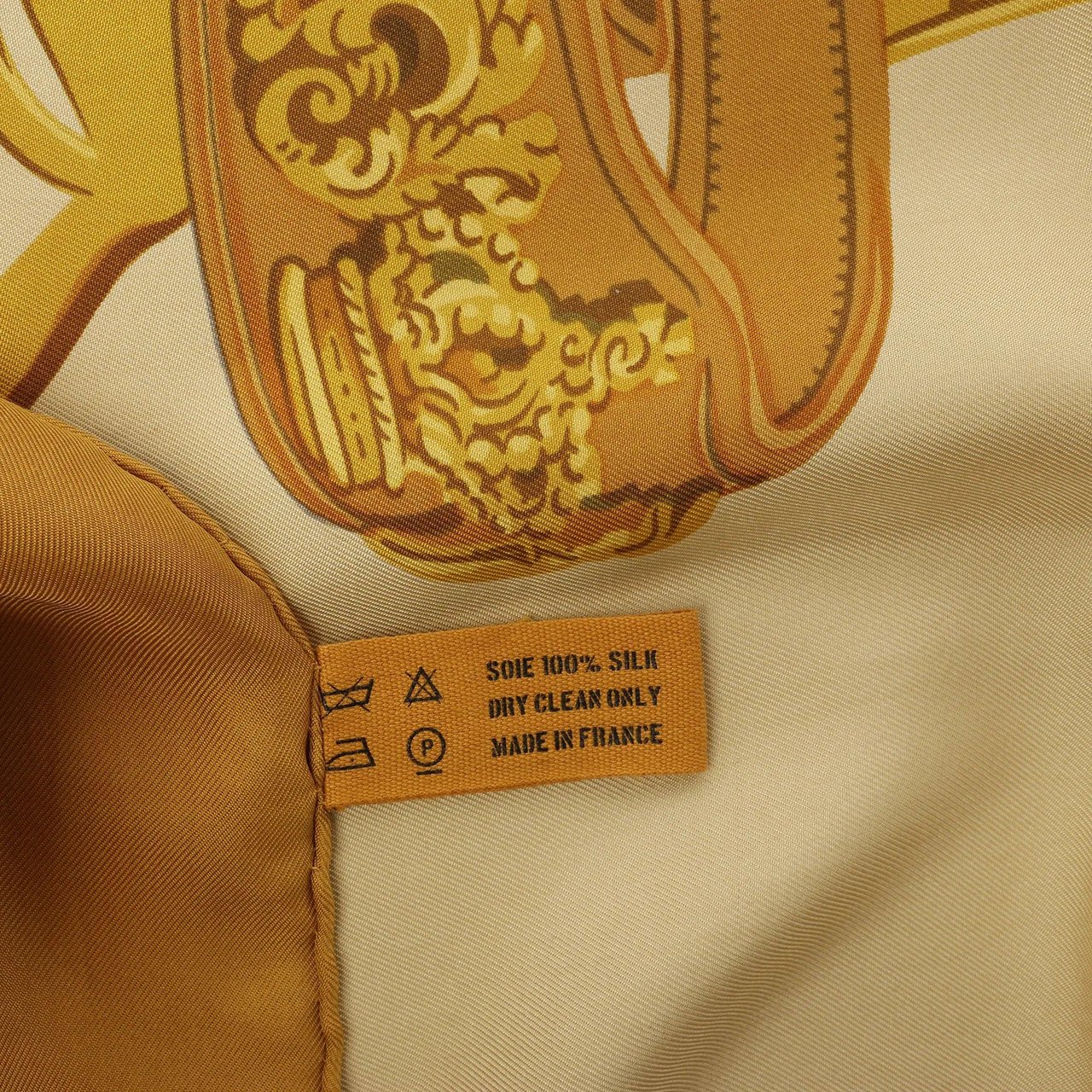 Hermès Hermès Carré 140 "BRIDES de GALA" Silk handkerchief in Brown Bruin