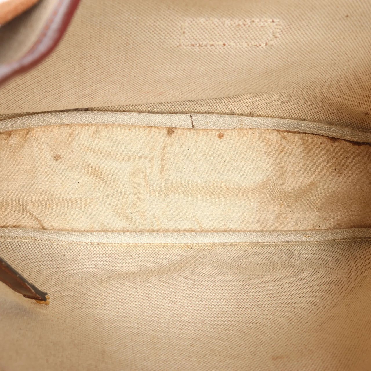Hermès Hermes Sako Toile H Shoulder Bag in Brown ○O:1985 Blauw