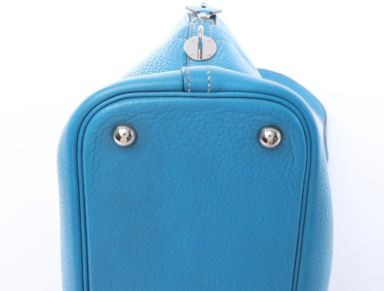 Hermès HERMES Bolide 31 Taurillon Clemence 2Way Handbag in Blue □I: 2005 Blauw